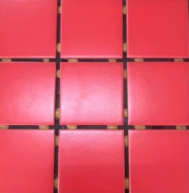 Arq Design Vermelho Mate 9,5x9,5 cm Portobello